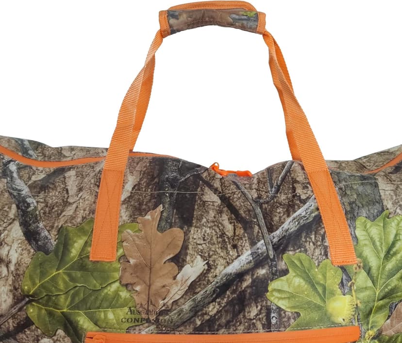 Auscamotek Scent Control Bags 2-Pack for Hunting Gear – 33"x28" Water-Resistant Camo Storage Bags for Clothing, Boots & Accessories –Turkey Woods Patterns