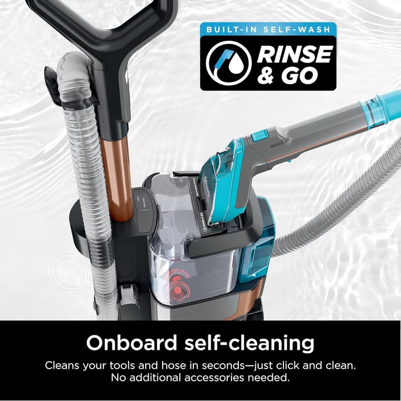 Shark Carpet Xpert Hair Pro with Stain Striker, Upright Carpet, Area Rug & Upholstery Cleaner, Carpet Shampooer, 4 Tools, Copper, EX301