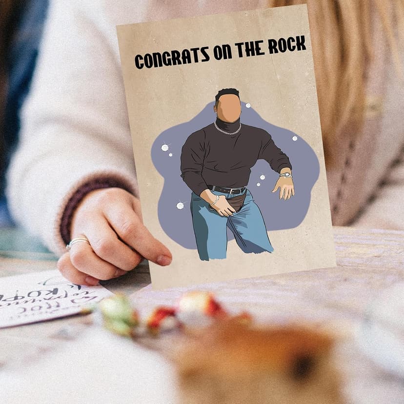 Engagement Card With Envelope, Congratulations Gift for Men Women Celebrating Engagement, Wedding and New Marriage Moments Engagement Card for Couples, Congratulations Wedding Gift B0DBHGKLZV