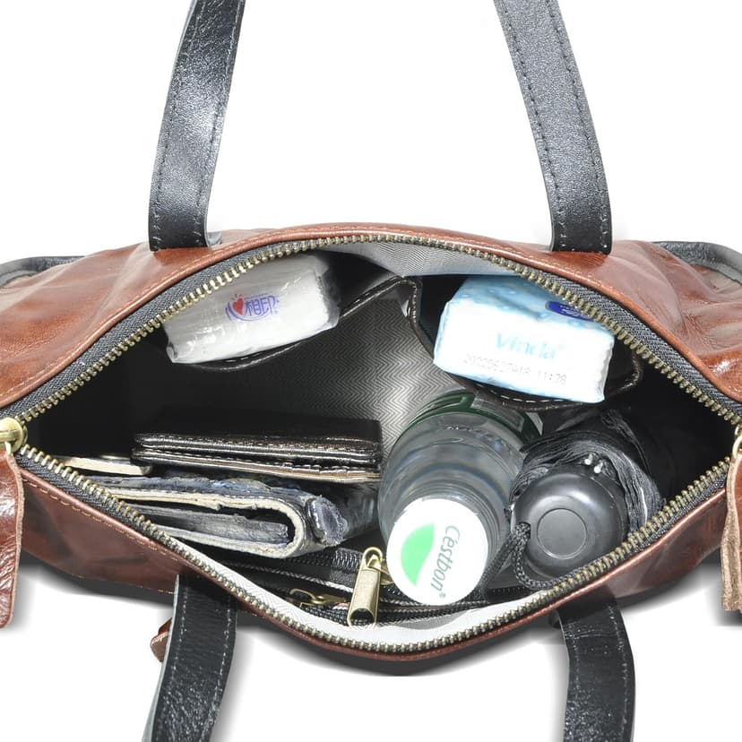 Sling Shoulder Bag for Men and Women, Genuine Leather Messenger Bag Satchel for Business Outdoor and Travel Laptop Case