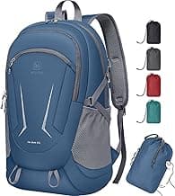 MIYCOO Backpack - Ultra Lightweight Packable Backpack for Travel Camping, 45L Hiking Back Pack Waterproof Foldable Daypack for Men Women Blue