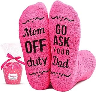 HAPPYPOP Gift Idea for Him - Gifts for New Dad Son Brother, Funny Men Socks Fathers Day