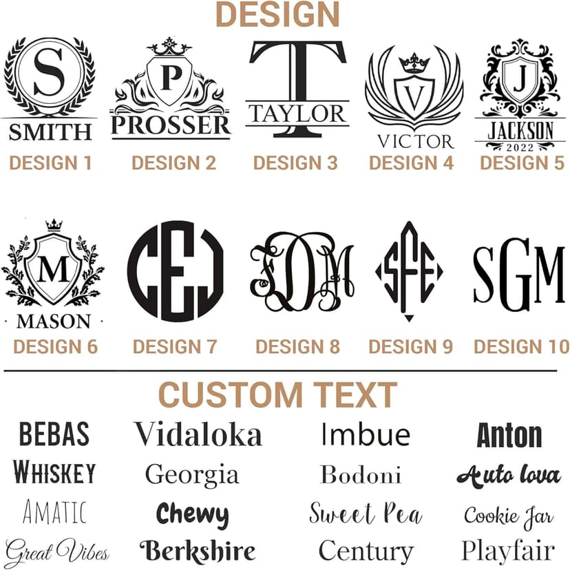 Personalized Whiskey Decanter, Custom Liquor Decanter 25oz, Engraved Whiskey Glass Set With Wood Gift Box Options, Whiskey Gifts for Men, Dad, Birthday, Retirement, Wedding (Square Decanter)