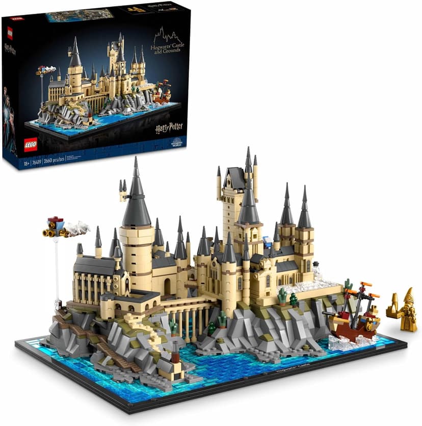 LEGO Harry Potter Hogwarts Castle and Grounds 76419 Building Set, Gift Idea for Adults, Buildable Display Model, Collectible Harry Potter Playset, Recreate Iconic Scenes from the Wizarding World B0BXQ6NRRN
