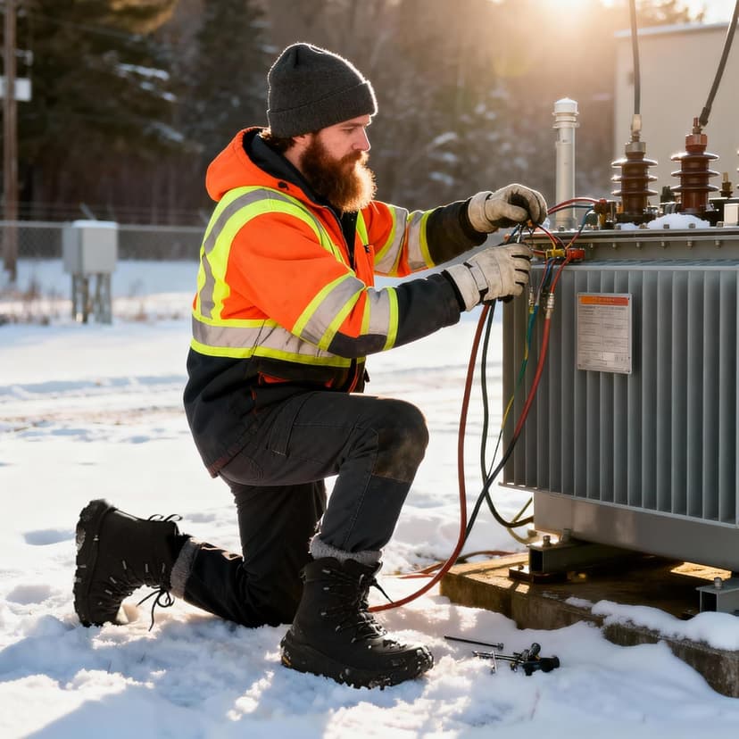 NORTIV 8 Men's Wide Winter Boots Grip on Snow Ice Insulated Waterproof Lightweight Comfortable Hiking Outdoor Boots