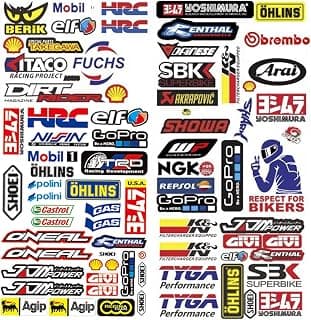 3 Racing Sticker Motorcycle Decals Vinyl Stickers for Cars Dirt Bike Stickers Tool Box Stickers Suitable for Motorcycles,Cars,Racing Vehicles,Helmets,etc