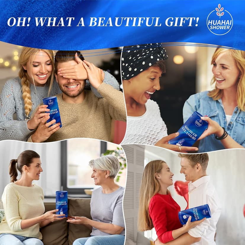 Luxury Home Spa Practical Gifts for Wife Mom Women Her, Christmas Stocking Stuffers, White Elephant, Self Care- Relaxation Steamers Aromatherapy 10 Pack, Gifts for Wife Christmas B0CBPJCZSJ