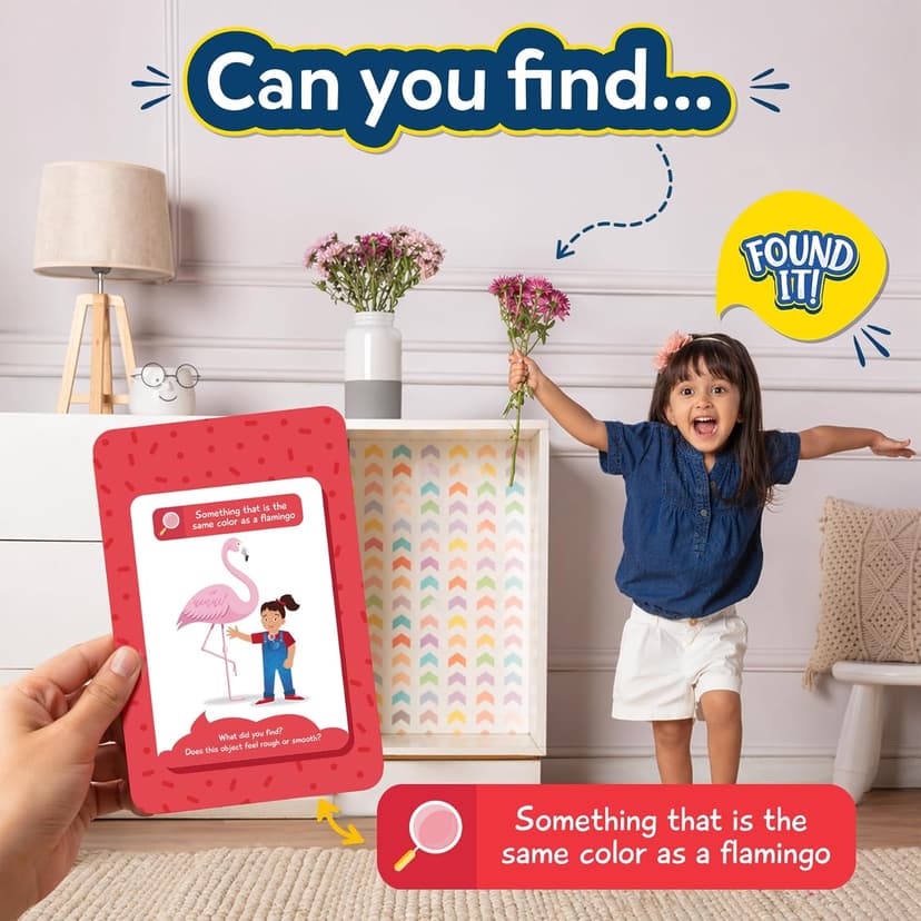 Skillmatics Scavenger Hunt Card Game - Found It, Educational Game, Perfect for Home, School, Travel, Playdates & Party Games, Gifts for Kids and Families, Screen-Free Fun for Ages 4, 5, 6, 7