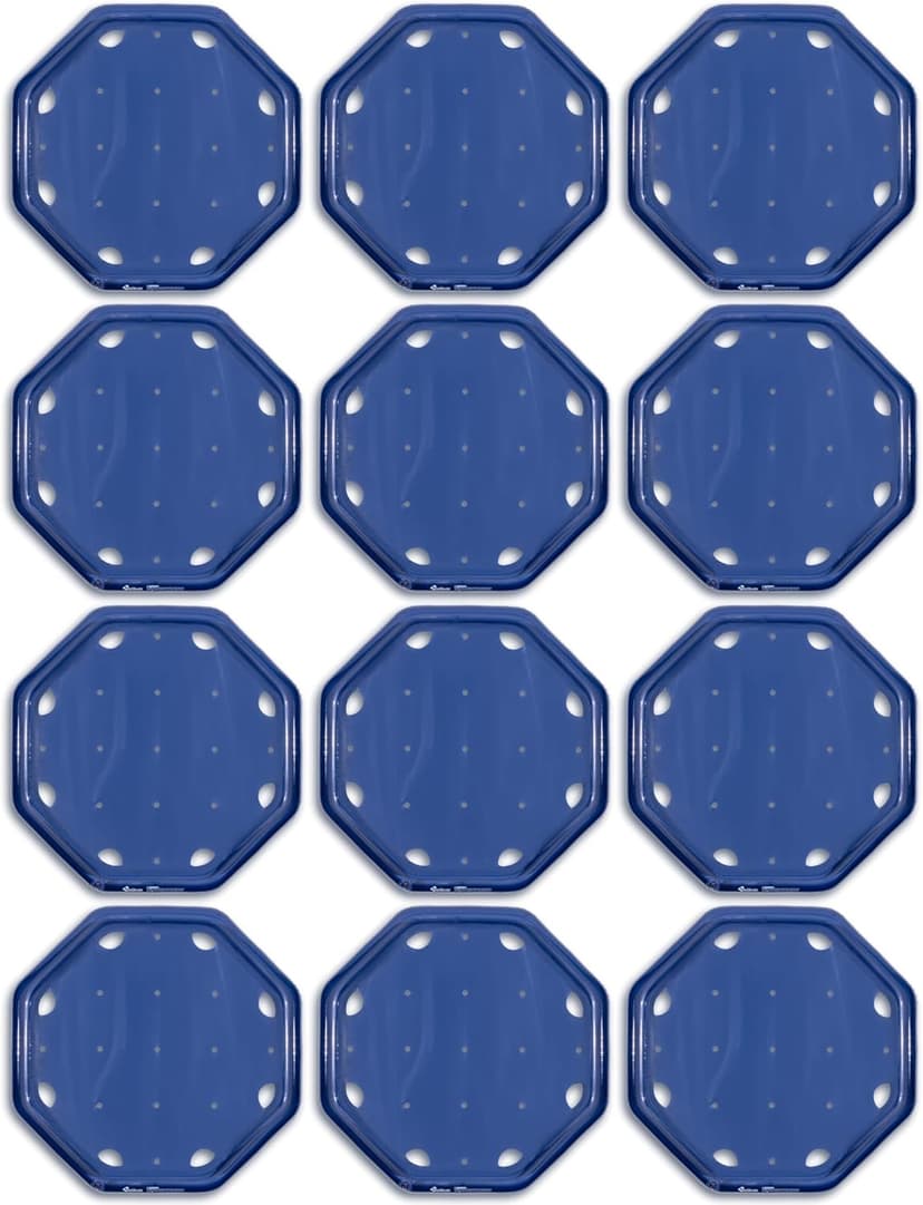 GoFloats V2 Inflatable Solar Pool Heaters for Affordable Pool Heating and Insulation - 12 Pack