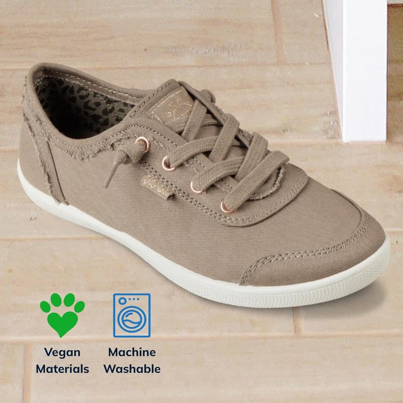 Skechers Women's Bobs B Cute Sneaker – Memory Foam, Flexible Outsole, Lightweight Vegan Shoes