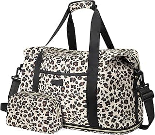 Capolo Expandable Travel Duffle Bags Weekender Overnight Bags for Women Men Hospital Bag for Women Labor Delivery with Toiletry Bag Waterproof