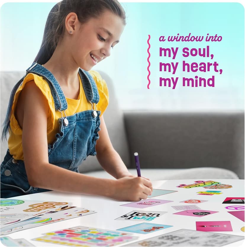 Pretty Me Wall Collage Kit for Teen & Tween Girls - Arts Craft Gift Ideas for Age 11, 12,13, 14, 15, 16 Year Old Girl - Birthday Gifts and Stuff for Teenage Bedroom Decor - Teens Creative Crafts Kits