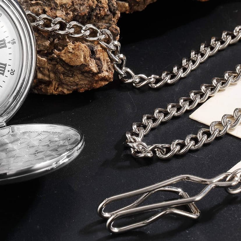 Engraved Pocket Watch to Son I Love You Gifts from a Mom Dad Birthday Christmas Gift Fob Watches Chains