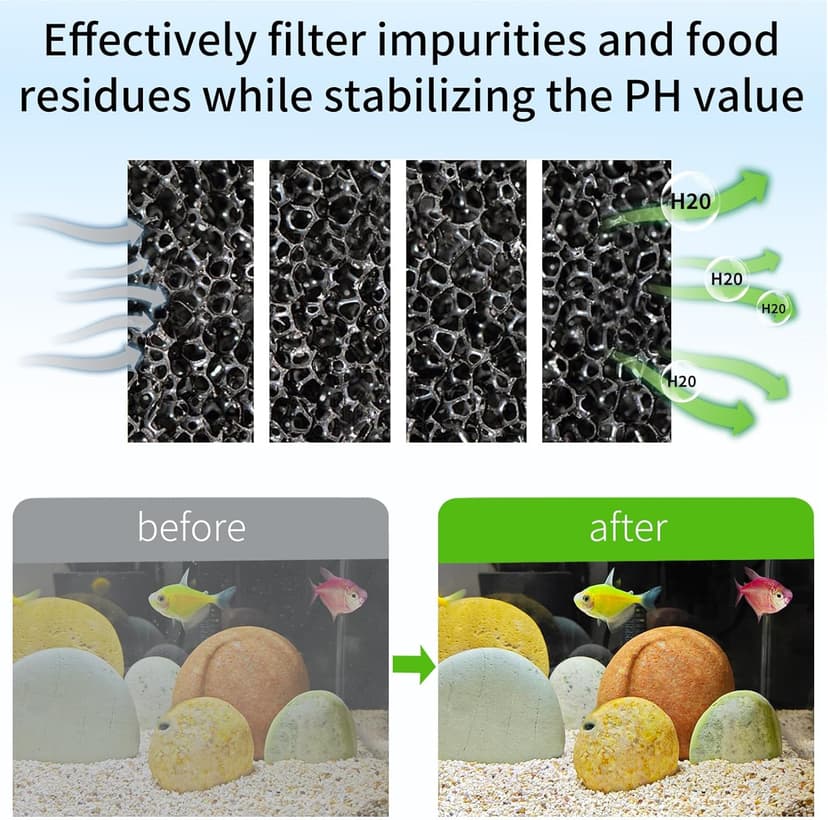 Electric Aquarium Vacuum Gravel Cleaner, 36W 6 in 1 Multifuction Automatic Fish Tank Gravel Cleaner Vacuum for Wash Sand & Water Changer