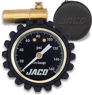 JACO RDX-160 Presta Tire Pressure Gauge for Bikes (10-160 PSI) | Road Bike & BMX Series