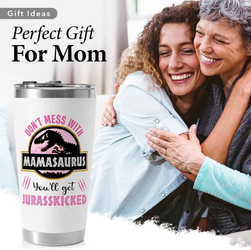 Gifts for Mom from Daughter, Son for Christmas, Mothers Day, Birthday - Mom Christmas Gift - Birthday Gifts for Moms, Happy Birthdays Moms - Best Mother Tumbler 20Oz Stainless Steel Coffee Cup B0GD5SZXVZ