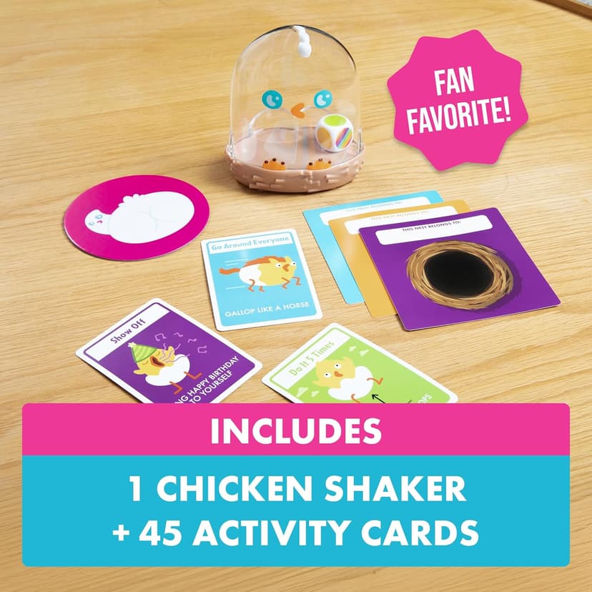 Exploding Kittens Hurry Up Chicken Butt 2-6 Players - Ages 4+ - 2 Minutes to Play - Hot Potato Style Card Game - Fun Card Game, Family Game Night, Creative Kids Game