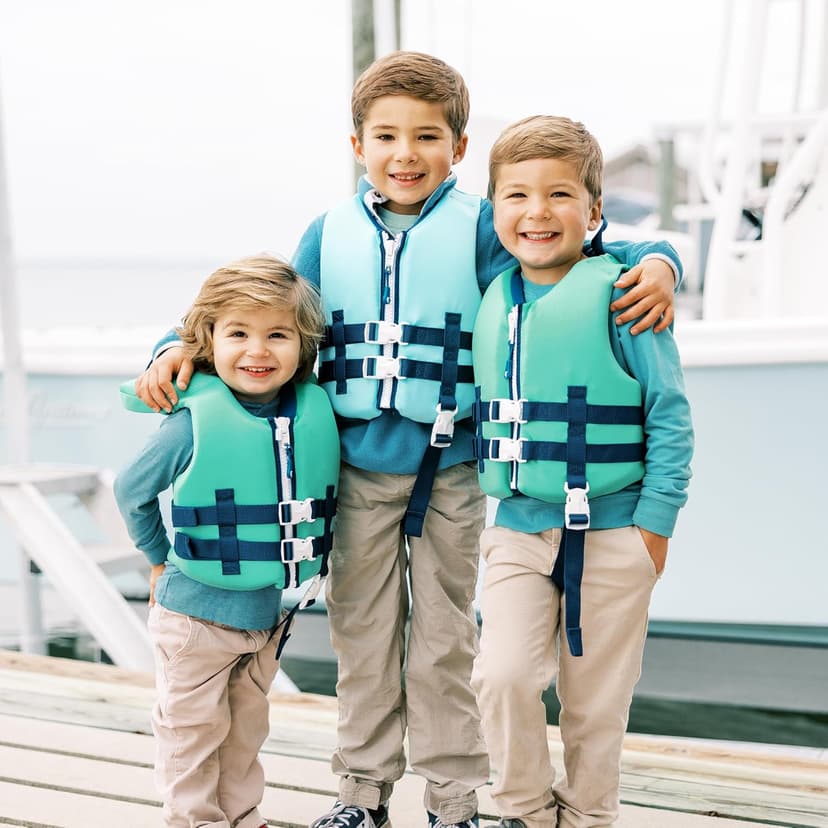 SearocK Children’s Life Jacket – US Coast Guard Approved Infant & Youth Life Vest for Boating, Fishing & Water Sports – Kids & Toddler PFD with Secure Buckles