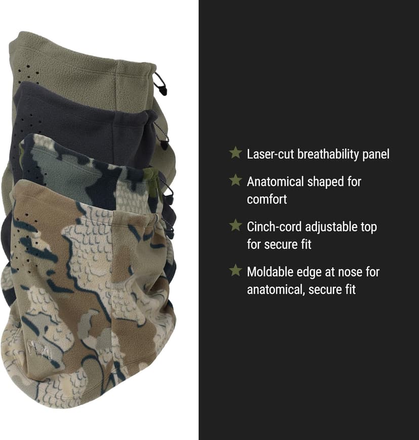 KUIU Proximity LT Neck Gaiter – Ultra-Quiet Fleece for Cold Weather Hunting