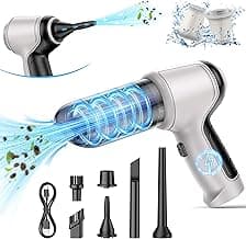 IHE Car Vacuum Cleaner, 15000Pa Handheld Cordless Rechargeable Wet & Dry Vacuum, 120W High Power for Car, Pet, Home, Office Cleaning, Washable HEPA Filter, Multi-Nozzles