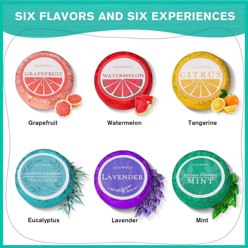 Shower Steamers Aromatherapy - 18 Pack Gifts for Women, Organic Essential Oils, Self Care, Birthday Gifts for Women, Men, Mom, Teen, Relaxation Home SPA Christmas