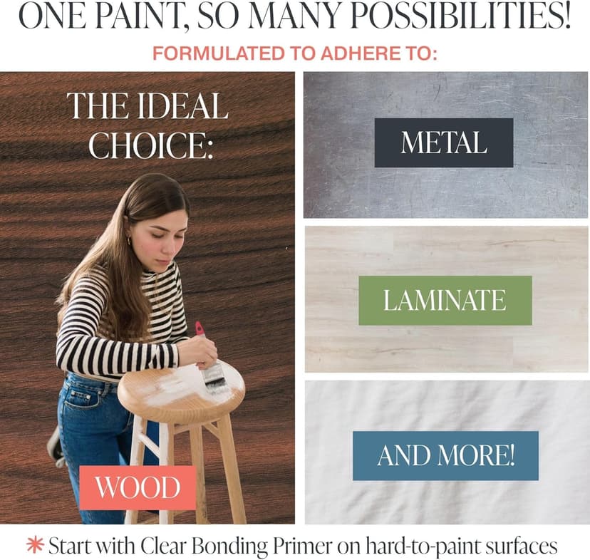 Country Chic All-in-One Chalk Paint for Furniture, Cabinets, Home Decor, Eco-Friendly, Matte Finish, Built-In Primer & Top Coat for Wood, Metal - Jitterbug (Dark Teal) - Quart 32 oz (950 ml)