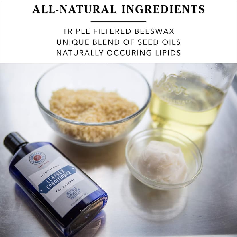 Cobbler's Choice Co. Finest Quality All-Natural Leather Restorer Conditioner - 6oz (177 mL)