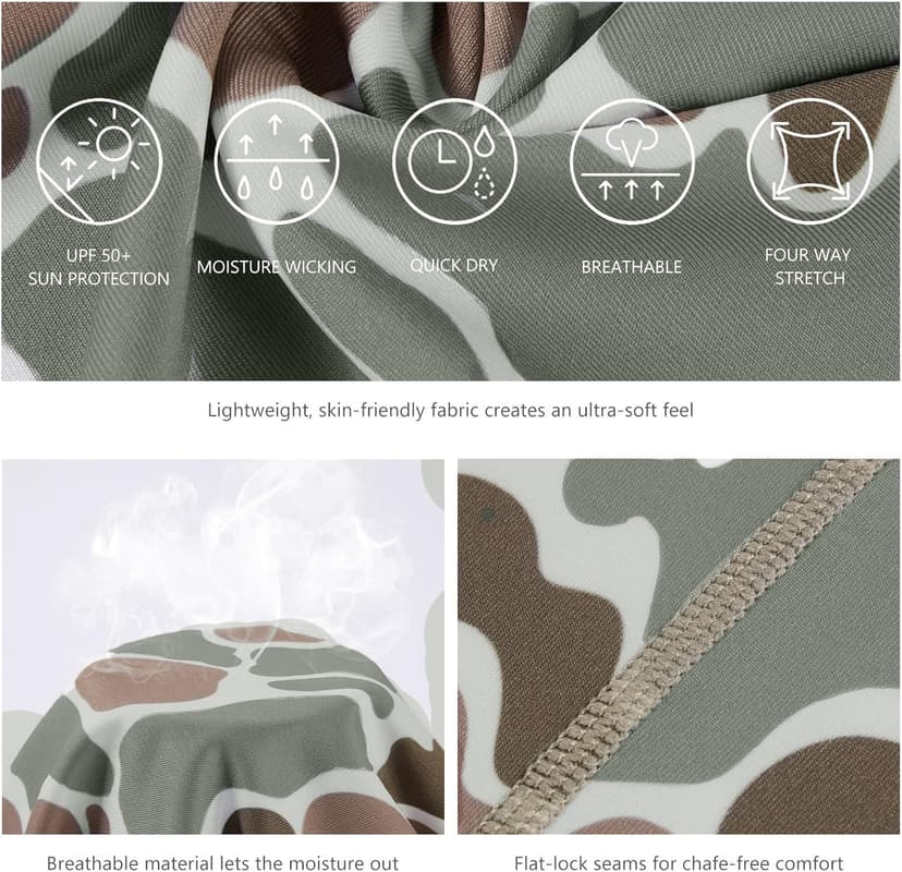 BASSDASH 4 Pack UPF 50+ UV Protection Neck Gaiter Sun Protector for Fishing Hunting Kayaking Hiking Cycling Outdoor