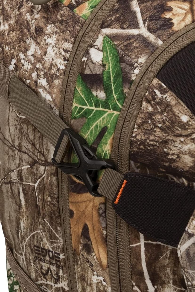 Timber Hawk Big Basin Camouflage Hunting Day Pack Backpack with Quiet Cloth Technology (Realtree Edge Camo)
