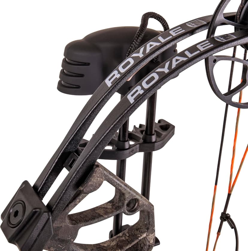 Bear Archery Royale Ready to Hunt Compound Bow Archery Set with Archery Accessories for Adults and Youths, 12”- 27” Draw Length, 5-50 Lbs Draw Weight, Up to 290 FPS