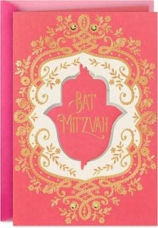 Hallmark Tree of Life Bat Mitzvah Card (Hamsa) B0B3S6SDBN