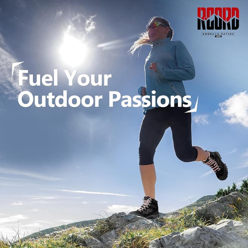 R CORD Hiking Boots Women Waterproof Womens Hiking Boots for Outdoor Trekking Camping Trail Outdoor Hiking Shoes for Women