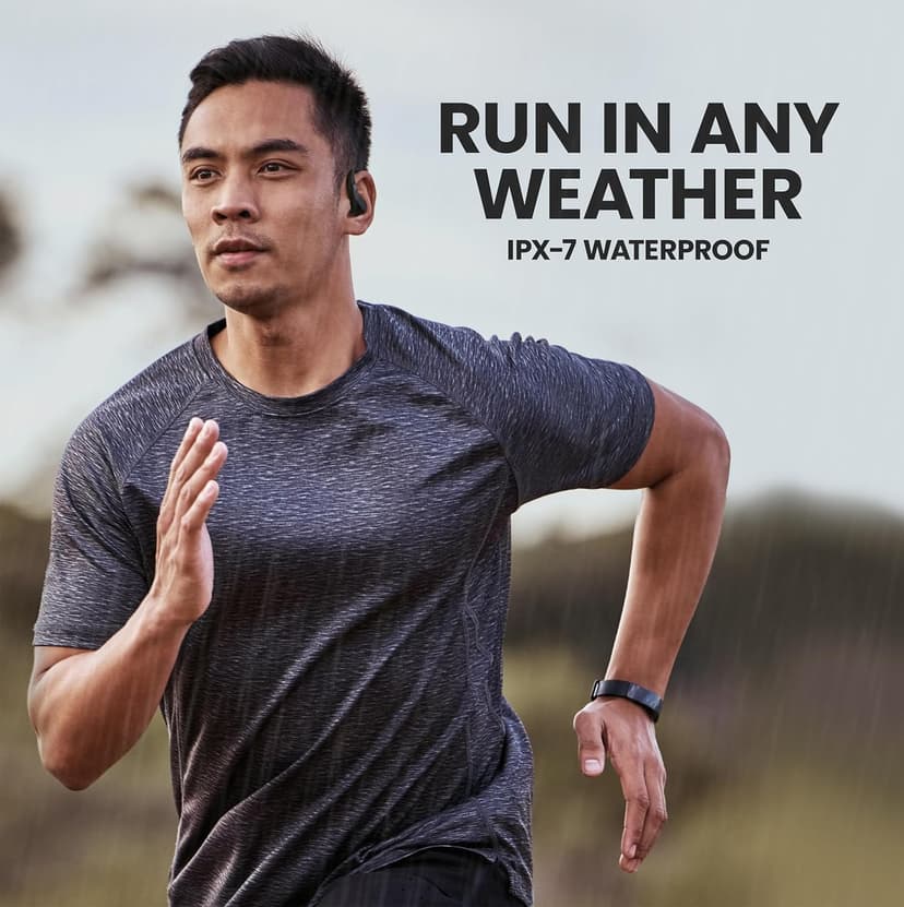 Back Bay Audio - Runner Wireless Earbuds for Running, Workout Wrap Around Earbuds Bluetooth Headphones for Sports, Around The Ear Wireless Bluetooth Running Headphones, Hook Over Earphones Earhooks