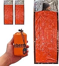Emergency Sleeping Bags 2 Pack | Portable Emergency Blanket Survival Gear