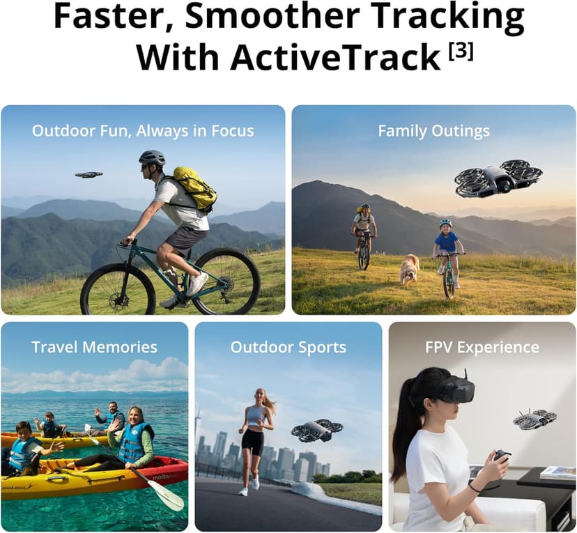 DJI Neo 2 (Drone Only), Lightweight & Foldable 4K Drone With Camera, Palm Takeoff & Landing, Gesture Control, ActiveTrack, Omnidirectional Obstacle Sensing