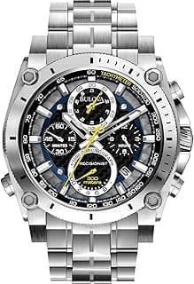 Bulova Men's Icon High Precision Quartz Chronograph Watch, Curved Mineral Crystal