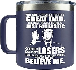 Gifts for Dad from Daughter, Son - Father's Day Gifts for Dad, Men - Dads Birthday Gift Ideas, Happy Birthday gifts for Dads, Fathers - Best Dad Ever Gift, Best dad Mug, 14 Oz Coffee Mug for dad