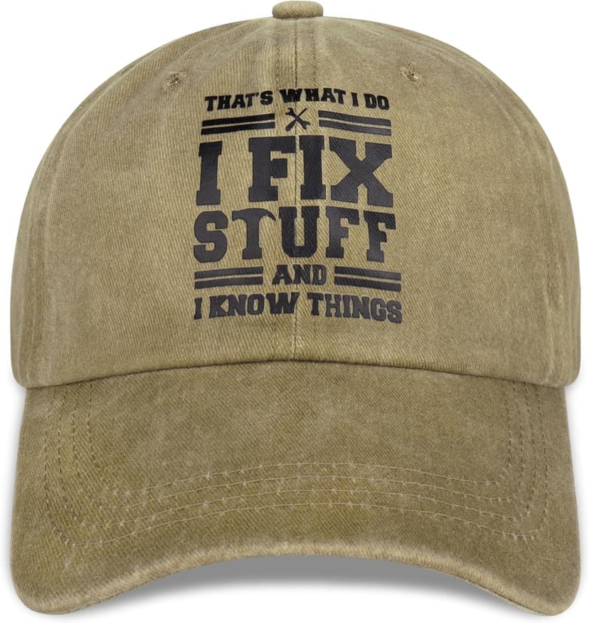 Cotton Baseball Cap Adjustable Mens Gifts Ideas for Birthday