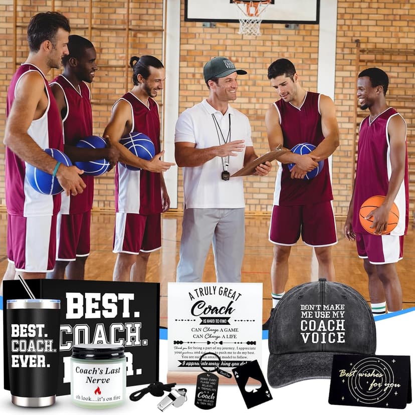 Coach Gifts for Men Women, 20 Oz Best Coach Ever Tumbler Gifts, Thank You Coach Gifts, Birthday Christmas Gifts for Coach, Soccer Football Softball Basketball Swim Coach Appreciation Gifts