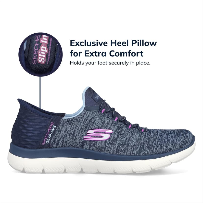 Skechers Women's Summits Dazzling Haze Hands Free Slip In Sneakers