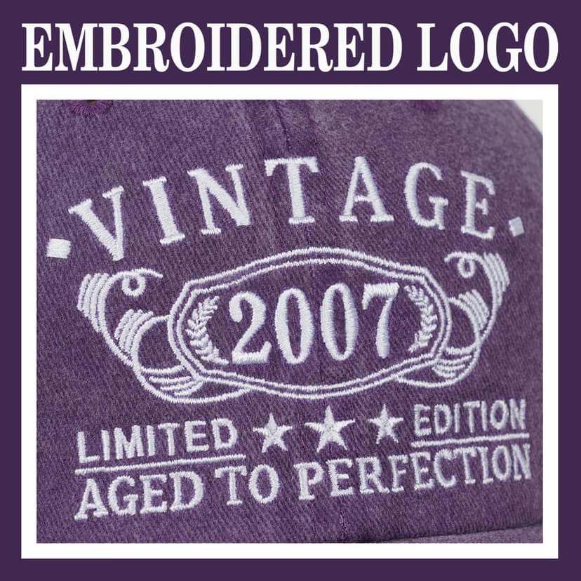Birthday Gifts for Men Women, Personalized 18th/21st/25th/30th/40th/50th ...90th Birthday Ideas Gift, Vintage Baseball Hat