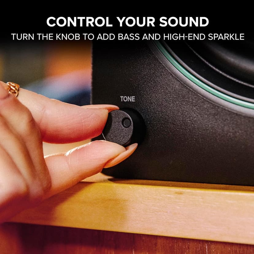 Mackie CR3.5 3.5" Creative Reference Powered Studio Monitors with Tone Knob and Location Switch — Active Speakers for Music Production, Desktop Computer, Gaming, HiFi Listening
