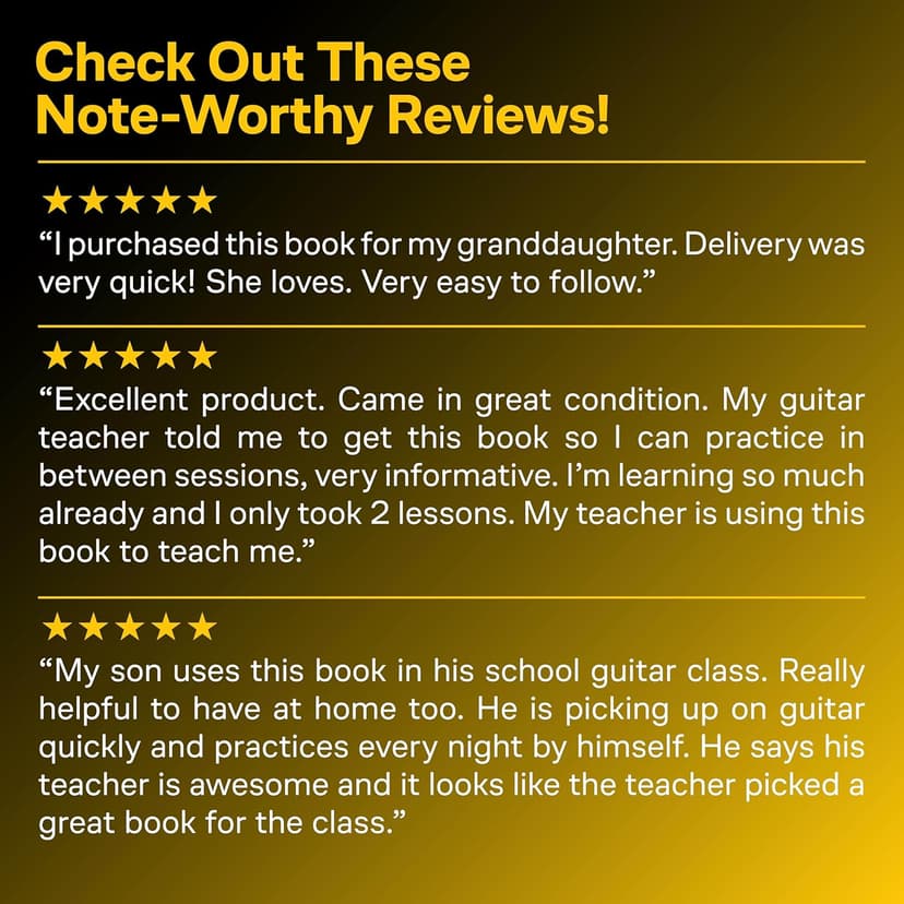 Essential Elements for Guitar Book 1 | Beginner Guitar Method with Chords, TAB, and Music Theory | Step-by-Step Lessons for Students and Teachers | Easy Guitar Songbook with Popular Songs