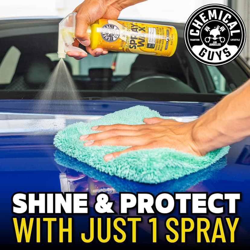 Chemical Guys Spray Wax Blazin' Banana - Carnauba Car Wax Spray for High Gloss Shine and Protection, Safe for Cars, Trucks, SUVs, RVs, and More - 16 oz