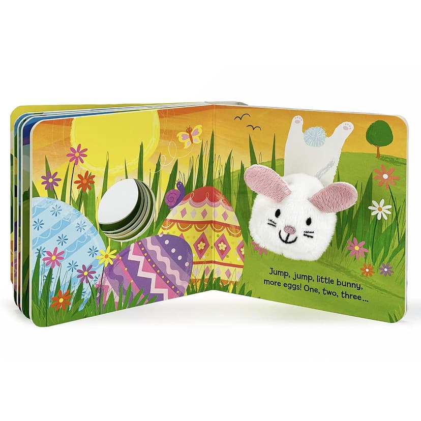 Hippity, Hoppity, Little Bunny - Finger Puppet Board Book for Easter Basket Gifts or Stuffer Ages 0-3 1680524771