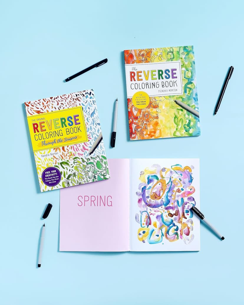 The Reverse Coloring Book™: The Book Has the Colors, You Draw the Lines! 1523515279