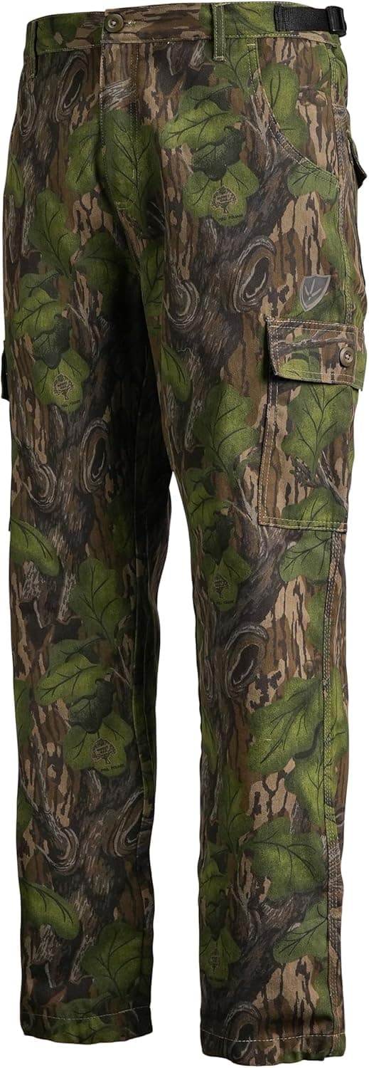 BLOCKER OUTDOORS Finisher Turkey Hunting Cotton Pants – Durable Camo Pants with Adjustable Waist & Multiple Pockets