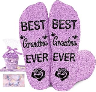 Juesly Christmas Gift for Women Mom Sister - Fuzzy Stocking Stuffers Birthday for Grandma Dog Cat Lover B0FJXQBZ96