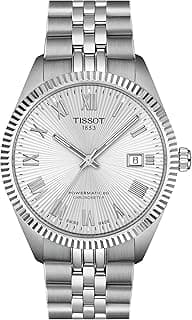 Tissot Ballade Powermatic 80 COSC 39mm, Swiss Automatic Watch for Men, Stainless Steel Case, Silver Dial, T1564081103300