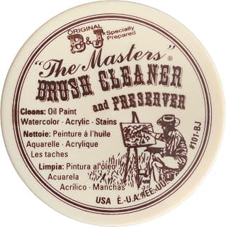 GENERAL'S The Masters Brush Cleaner and Preserver – Non-Toxic – Cleans & Restores Art Paint Brushes – Removes Acrylic, Oil & Watercolor Paint – 2.5 oz B0009RRT9Y
